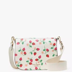 Kate Spade White Floral Crossbody Bag